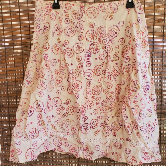 Cotton Skirt with colorful Print - Picture 4 of 4